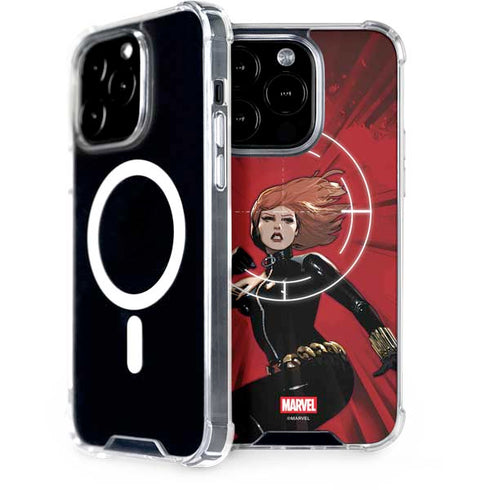 Marvel Black Widow Widowmaker iPhone 15 Pro MagSafe Case